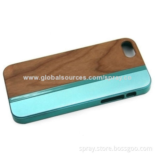 Hand-made Hard Protective Aluminum and Wooden Case for iPhone 5/5S